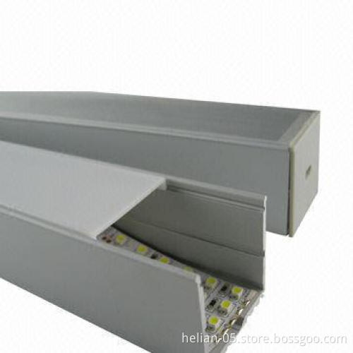 New Hot High Power Recessed Square Aluminum LED Profile Extrusion